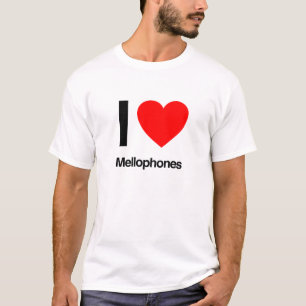 Camiseta eu adoro melofones