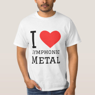Camiseta Eu adoro metal sinfônico