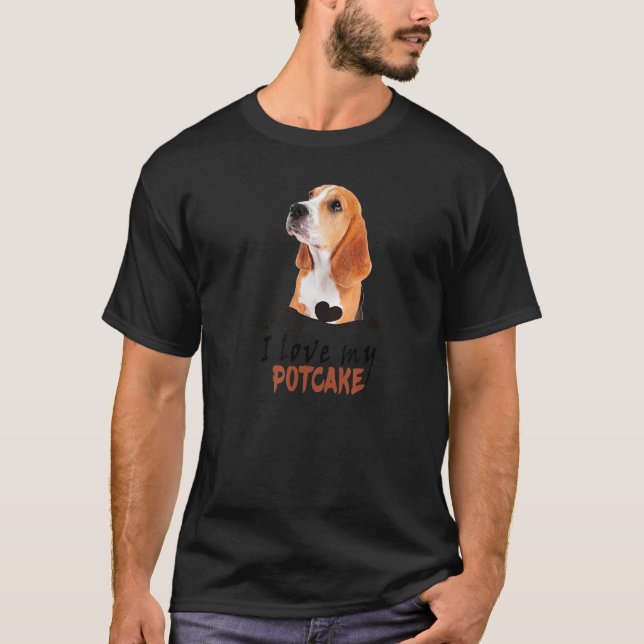 Camiseta Eu Adoro Meu Cachorro De Bolo (Frente)