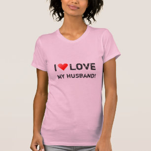 Camiseta EU ADORO MEU MARIDO Jersey T-Shirt