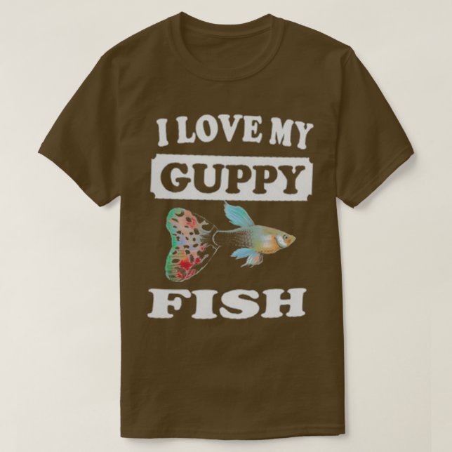 Camiseta Eu Adoro Meu Peixe Gupado (Frente do Design)