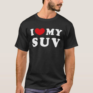 Camiseta Eu adoro meu SUV Eu coração meu SUV