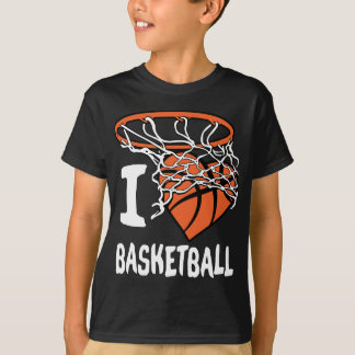 Camiseta Eu adoro moça de basquete e moças de basquete