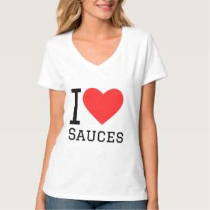 Camiseta Eu adoro molhos