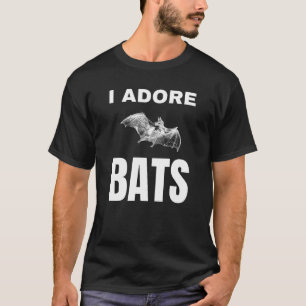 Camiseta Eu adoro morcegos