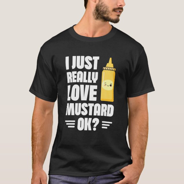 Camiseta Eu Adoro Mostarda, Ok, Mostarda Soprada (Frente)