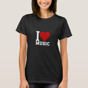 Camiseta Eu adoro música