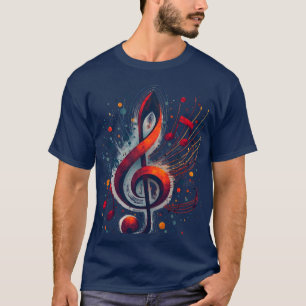 Camiseta Eu adoro música2