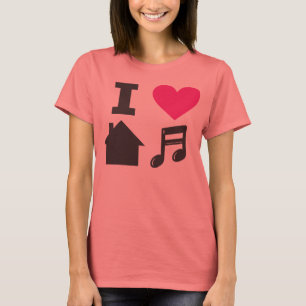 Camiseta Eu adoro música caseira