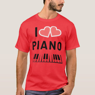 Camiseta Eu adoro música piano (3)
