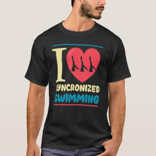 Camiseta Eu Adoro Nadar Sincronizado
