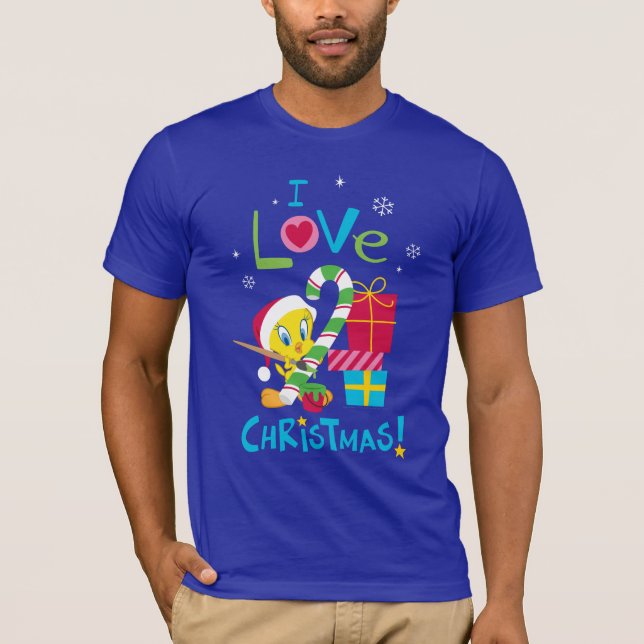 Camiseta Eu adoro Natal - TWEETY™ (Frente)