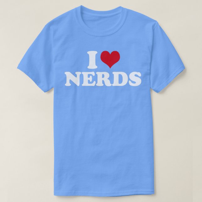 Camiseta Eu adoro Nerd Nerd 1 (Frente do Design)