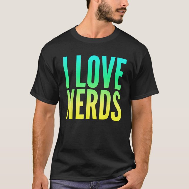 Camiseta Eu Adoro Nerds (Frente)