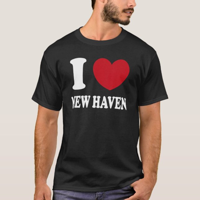 Camiseta Eu Adoro New Haven (Frente)