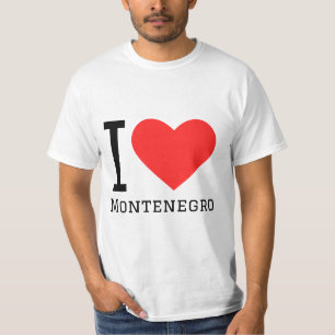 Camiseta Eu adoro o adesivo do Montenegro