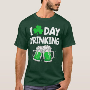 Camiseta Eu adoro o Bebendo do dia, homens, mulheres, fiasc
