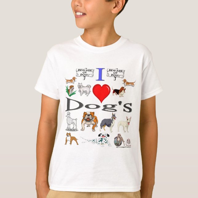 Camiseta Eu adoro o Dog (Frente)