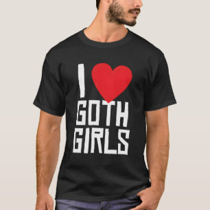 Camiseta Eu Adoro O Gótico Emo Gothic