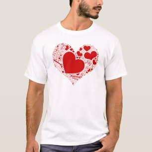 Camiseta Eu adoro o gráfico de namorada