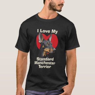 Camiseta Eu Adoro O Meu Cachorro De Puppy Do Manchester Sta