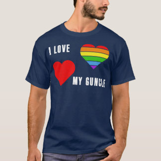 Camiseta Eu adoro o meu Orgulho LGBT Mês Tee LGBTQ suportad
