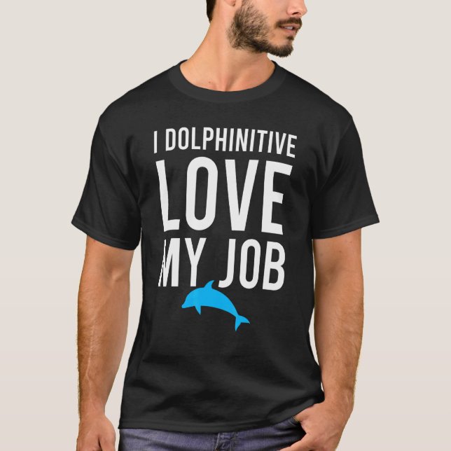 Camiseta Eu Adoro O Meu Trabalho Biólogo Marinho Pun J (Frente)