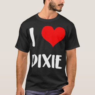 Camiseta Eu adoro o namorados DIXIE lamentando as senhoras