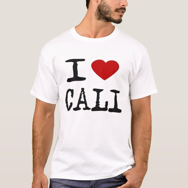 Camiseta eu adoro o novo cali — T-Shirts (Frente)