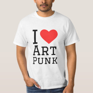 Camiseta Eu adoro o punk do cartaz