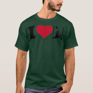 Camiseta Eu adoro o slalom 1 da canoa