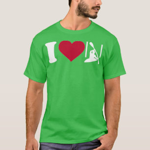 Camiseta Eu adoro o slalom 3 da canoa