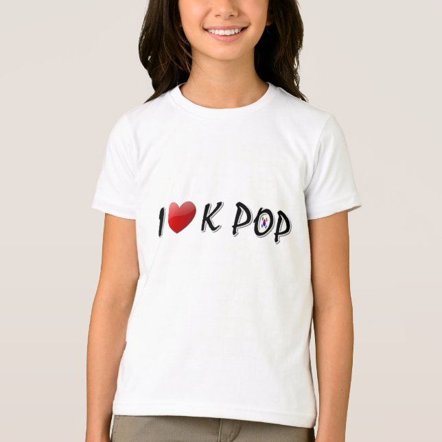 Camiseta Eu adoro o texto do POP (Frente)