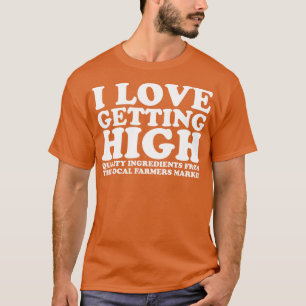 Camiseta Eu Adoro Obter Mercado Local Superior De Agriculto