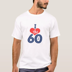 Camiseta Eu adoro os anos 60