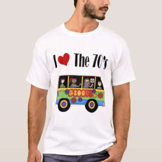 Camiseta Eu adoro os anos 70