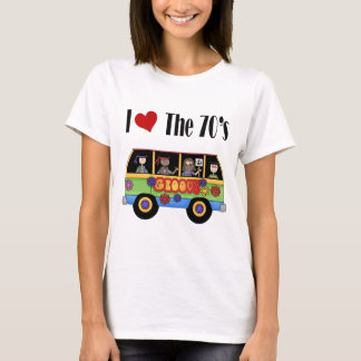 Camiseta Eu adoro os anos 70