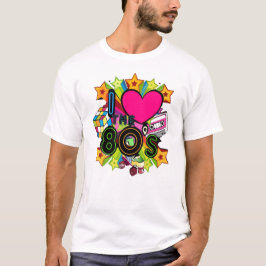 Camiseta Eu adoro os anos 80