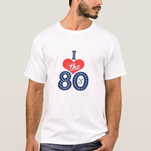 Camiseta Eu adoro os anos 80