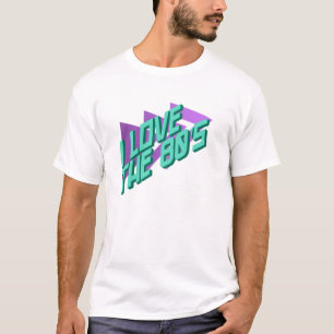 Camiseta Eu adoro os anos 80
