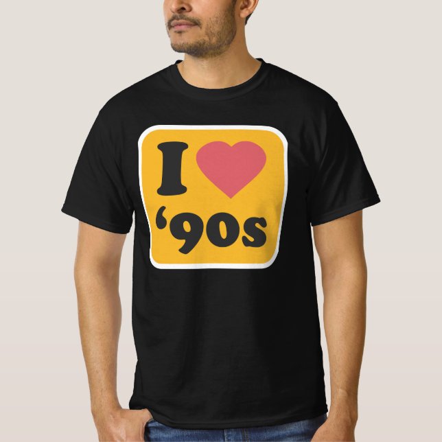 Camiseta Eu adoro os anos 90 (Frente)