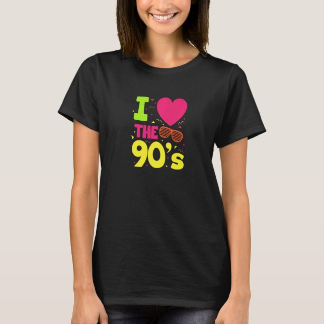 Camiseta Eu adoro os anos 90, 90, 90, Vibes Nostalgic 19 (Frente)