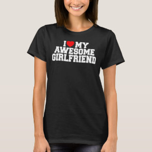 Camiseta Eu Adoro Os Meus Dias de os namorados Namorada Cas
