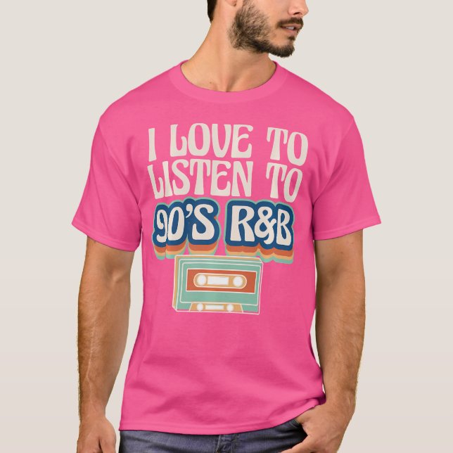 Camiseta Eu Adoro Ouvir Música Rb De 90 Anos (Frente)