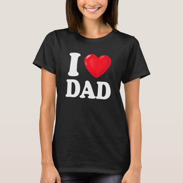 Camiseta Eu adoro Pai do coração (Frente)