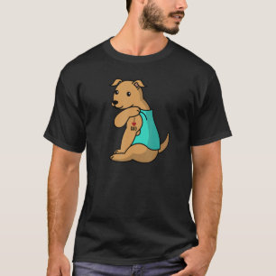 Camiseta Eu Adoro Pai Tattoo Ginger Dog Padre