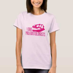 CAMISETA EU ADORO PALEONTÓLOGOS