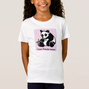 Camiseta Eu adoro PANDA BEARS - Amante de os animais - Vida