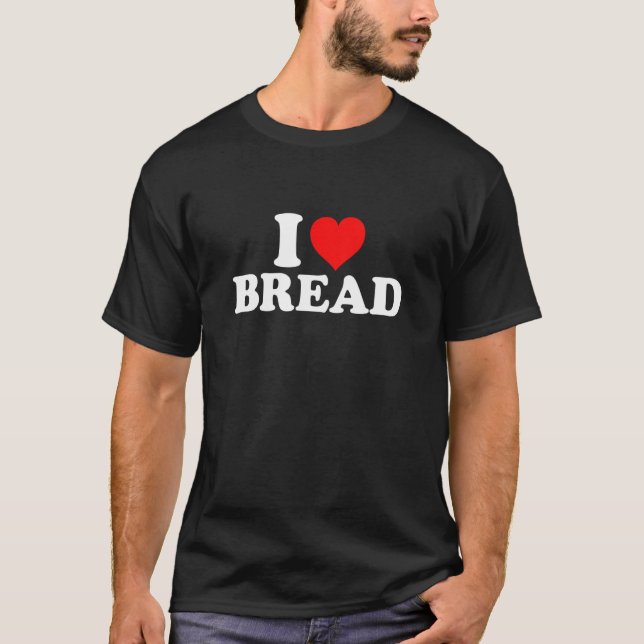 Camiseta Eu Adoro Pão (Frente)