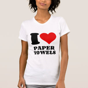 CAMISETA EU ADORO PAPEL TOWELS